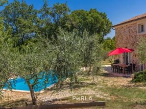 Villa Charmante villa en pierre ALYSSA avec piscine près d'une plage de sable