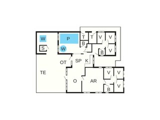 Casa de vacaciones Jægerspris Plano de planta 51