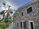 Lodge apartment stone wall