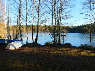 das eigene Boot am See