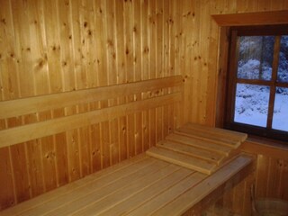 eigene Sauna im Haus