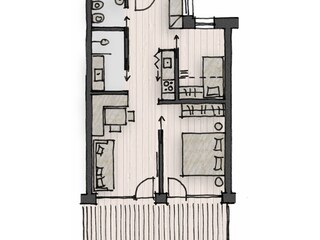 Appartamento Natz Pianta del piano 43