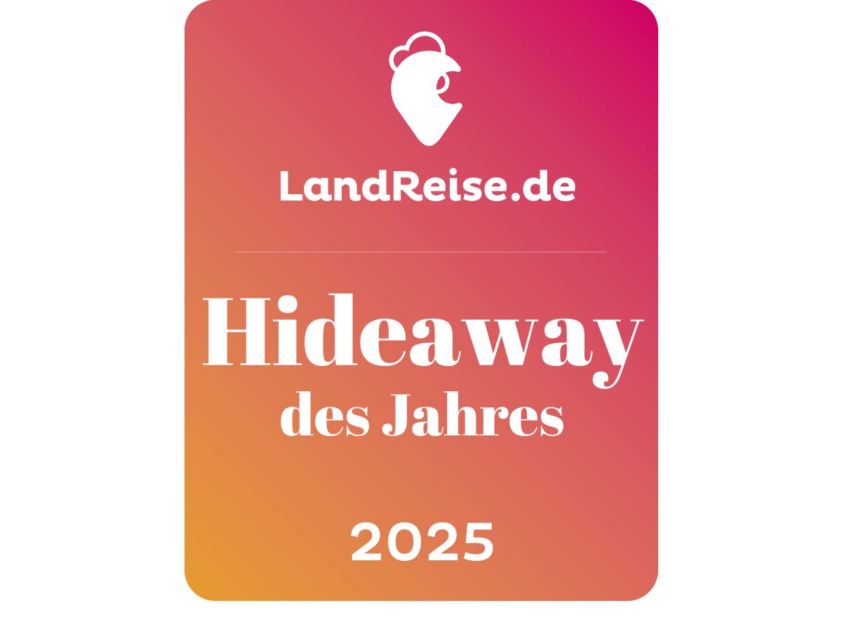 Wir sind Landreisen Hideaway des Jahres 2025!