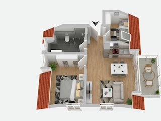 Appartamento per vacanze Wangerooge Pianta del piano 30