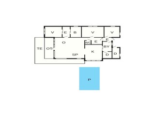 Vakantiehuis Sandane Grondplan 21