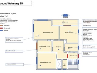 Appartamento per vacanze Millstatt Pianta del piano 42