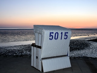 Strandkorb in der Lagune
