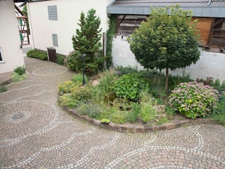 Blick vom Balkon