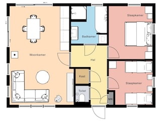 Maison de vacances Drijber Plan d'étage 11