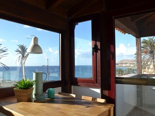 View from the dining area