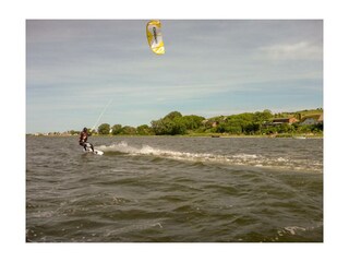 Kitesurf direkt vom Hausstrand