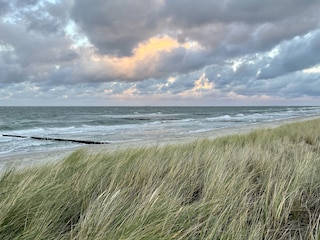 Ostseestrand im Herbst ca. 250 Meter vom Haus entfernt