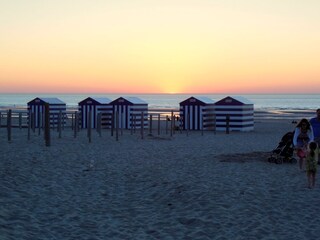 Sonnenuntergangsstimmung am Strand