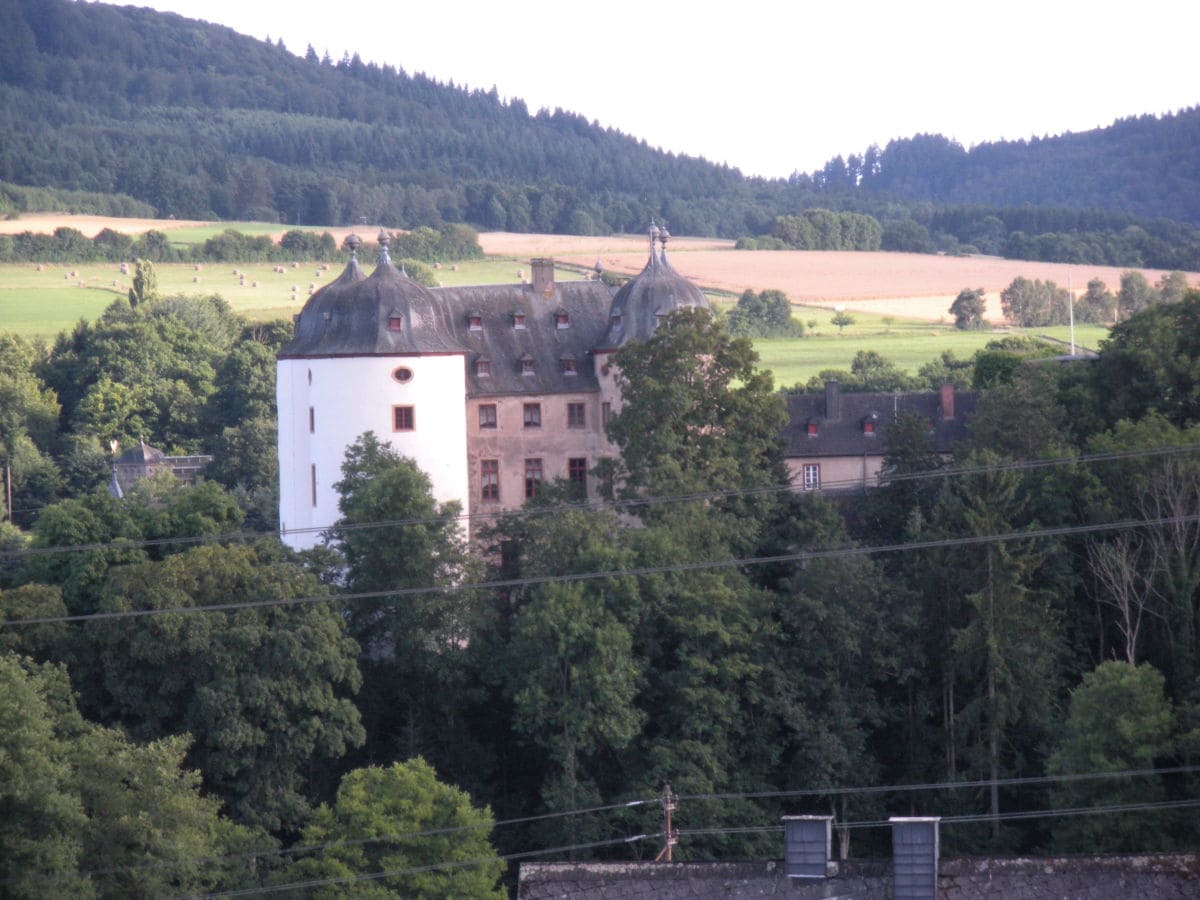 Terassenblick Schloß Gemünden