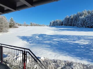 Blick von der Außentreppe