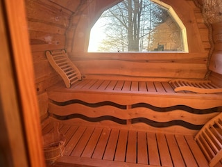 Sauna von innen