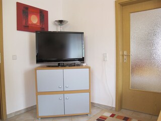 Wohnzimmer mit Flachbildschirm