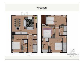 Appartamento per vacanze De Cocksdorp Pianta del piano 22