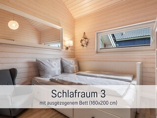 Verdunkelungsplissee in allen Schlafräumen