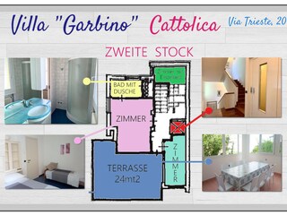 Casa de vacaciones Cattolica Plano de planta 35