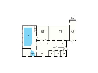 Maison de vacances Als Plan d'étage 2