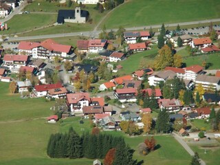 Unser Grundstück Blick vom Hausberg Iseler