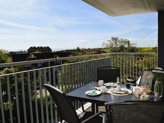großzügiger Balkon