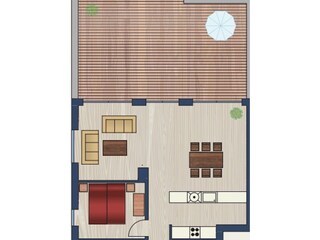 Ferienwohnung Schillig Grundriss 20