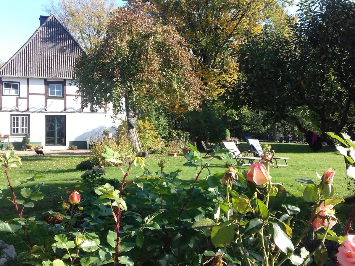 Ferienwohnung mit Blick in den Garten