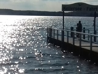 Am Kellersee gibt es  Bootsfahrten