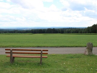 Sitzplatz mit Aussicht in Simmersfeld