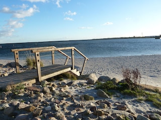 Kleine Badestelle in Olpenitz 300 m Entfernung