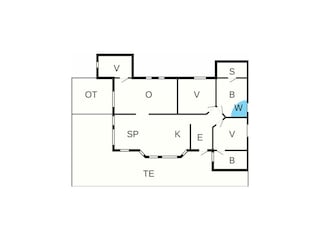 Ferienhaus Blåvand Grundriss 60