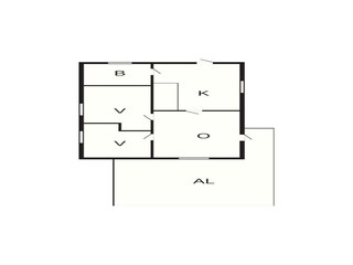 Vakantiehuis Hedekas Grondplan 19