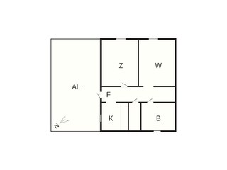 Vakantiehuis Lysekil Grondplan 6