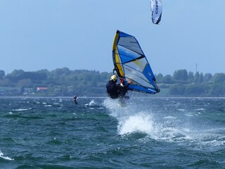 SUP, Windsurfer und Kiter finden bei uns d. besten Spot