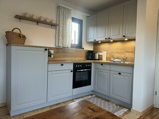 Die Küche des Eifelcottage im Landhausstil