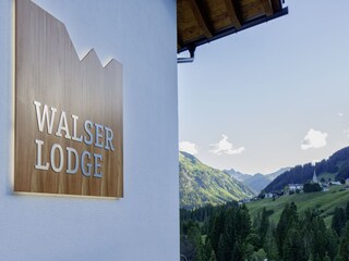 Ausblick von der Terrasse Wohnung Ifen