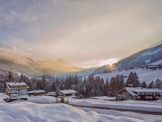 Winterausblick aus der Wohnung Ifen