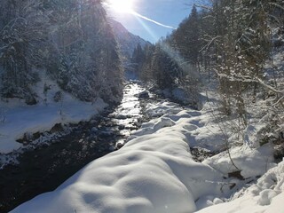 traumhafte Winterstimmung in unmittelbarer Nähe