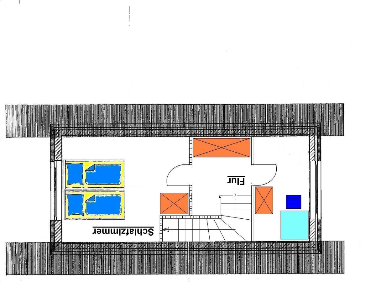 Obergeschoss-Wohnung zweite Etage