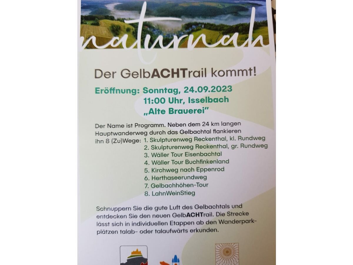 Wandern im Gelbachtal