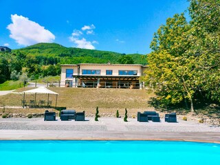 Ferienhaus Camporgiano Außenaufnahme 9