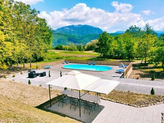 Ferienhaus Camporgiano Außenaufnahme 6