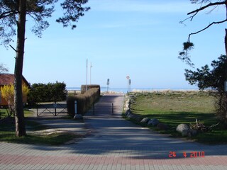 die Promenade in Glowe