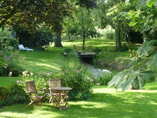 der Garten im Sommer