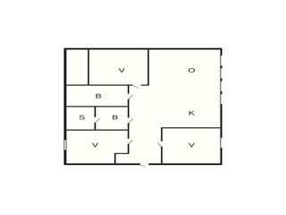 Appartement Sälen Grondplan 4
