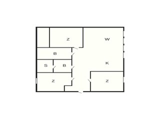 Appartement Sälen Grondplan 5