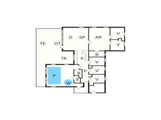 Maison de vacances Vaeggerløse Plan d'étage 42