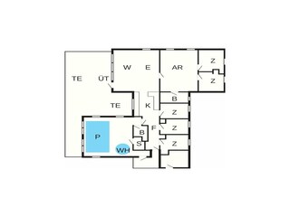 Maison de vacances Vaeggerløse Plan d'étage 41